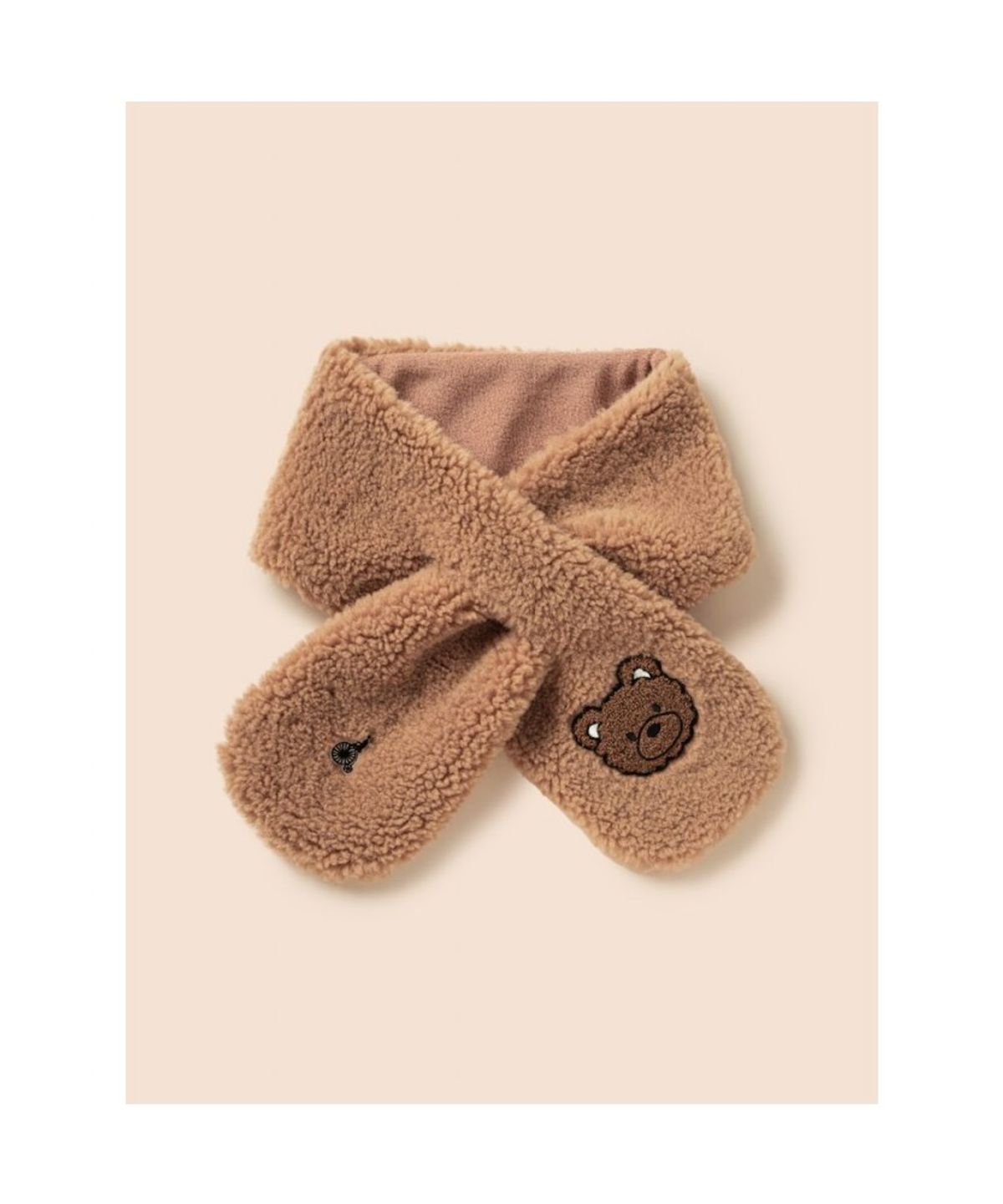 빈폴 키즈(BEANPOLE KIDS) 곰돌이 폴키 보아 머플러  브라운 (BI5X84U02D)