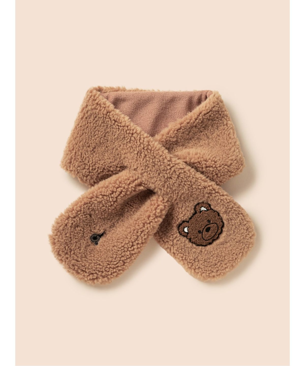 빈폴 키즈(BEANPOLE KIDS) 곰돌이 폴키 보아 머플러  브라운 (BI5X84U02D)