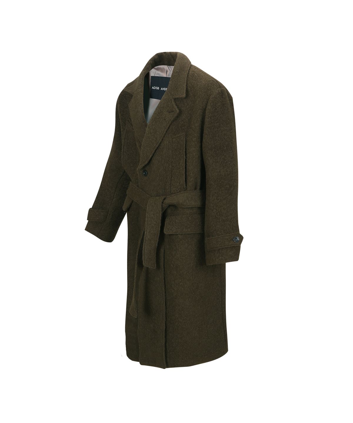 앤더슨벨(ADSB ANDERSSON BELL) MATTIA SHAGGY WOOL ROBE COAT awa714m(BROWN)