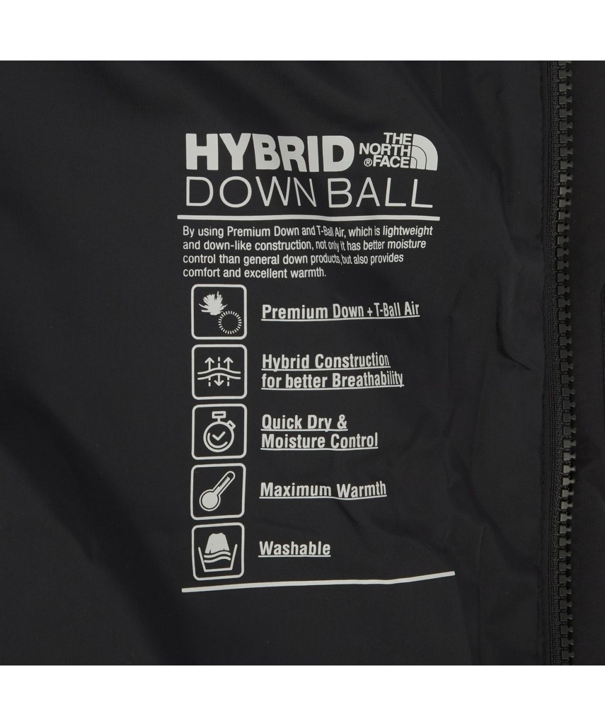 노스페이스(THE NORTH FACE) NC1DR70A 남성 액트 프리 EX 하이브리드 다운 코트 BLACK