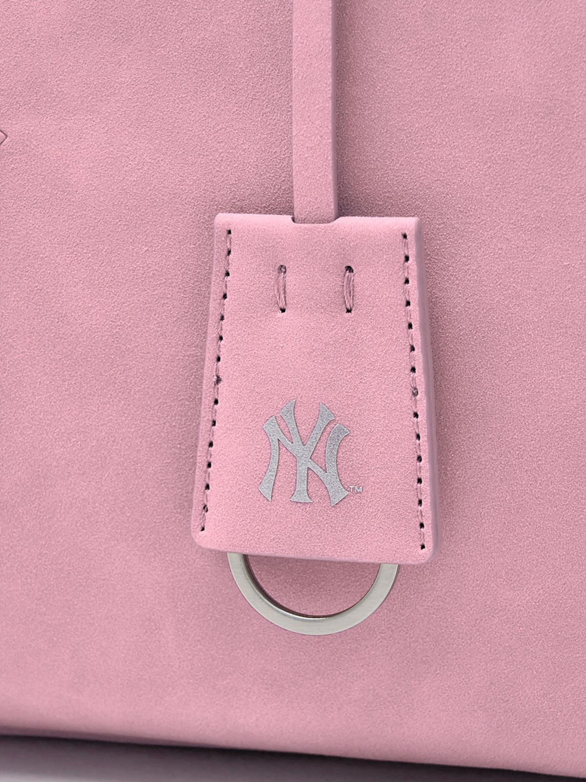 엠엘비(MLB) 베이직 팔레트 스퀘어 토트백 NY (Pink)