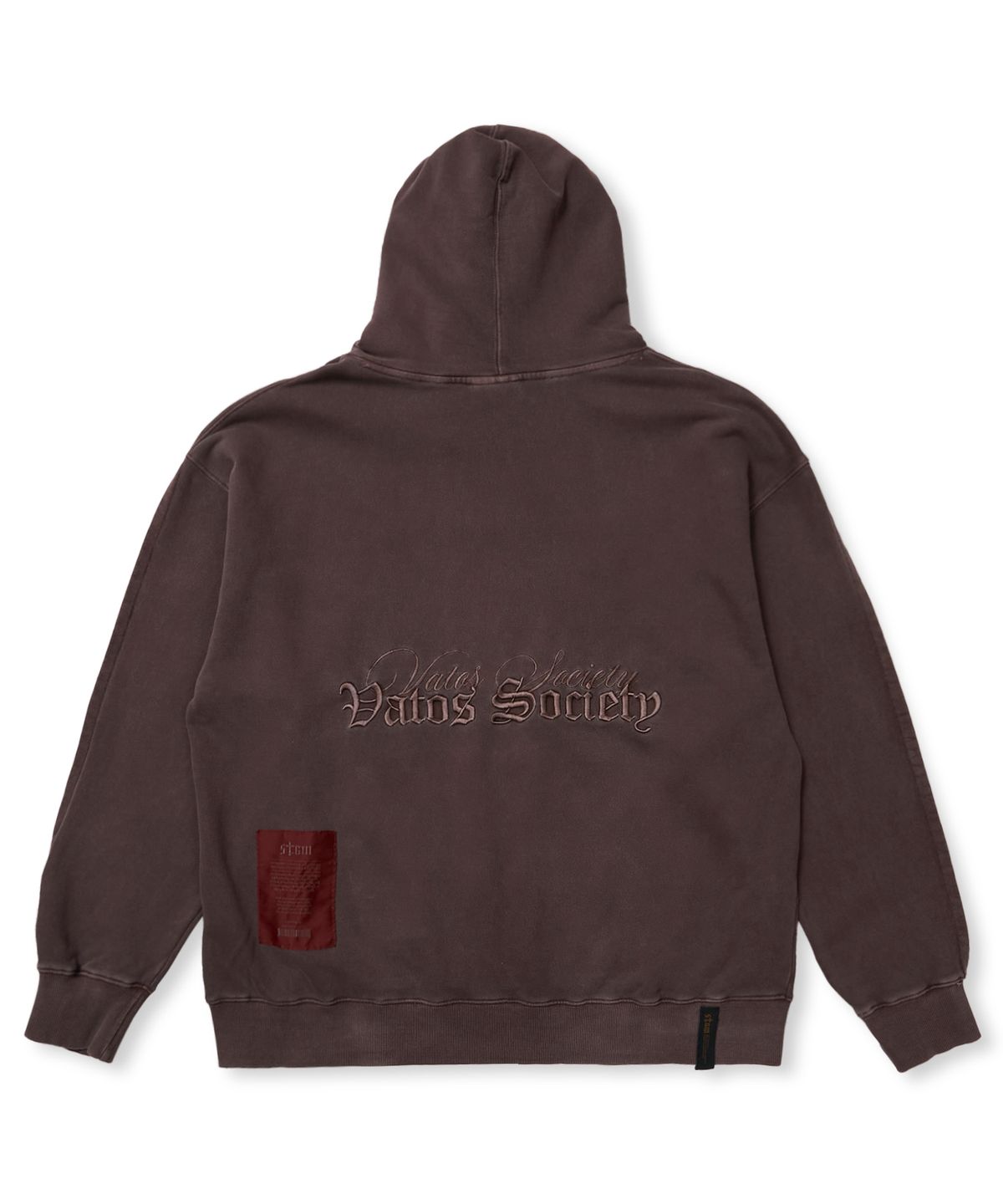 스티그마(STIGMA) PIGMENT ML HOODIE BROWN