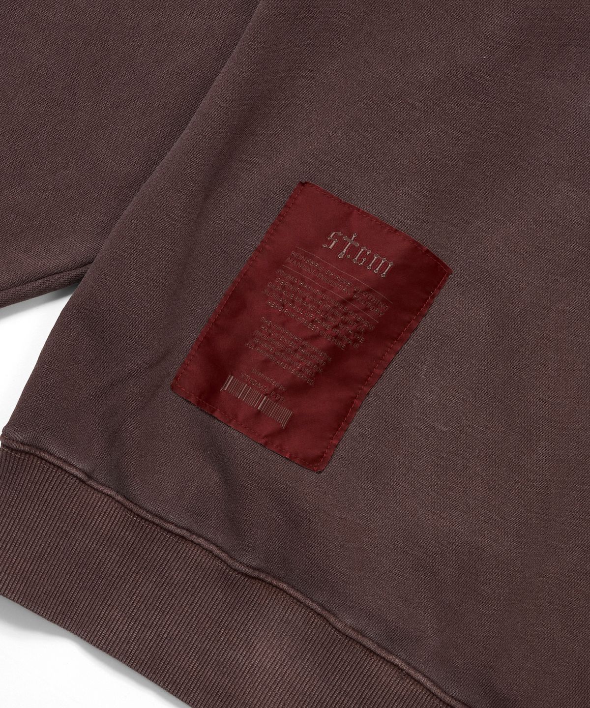 스티그마(STIGMA) PIGMENT ML HOODIE BROWN
