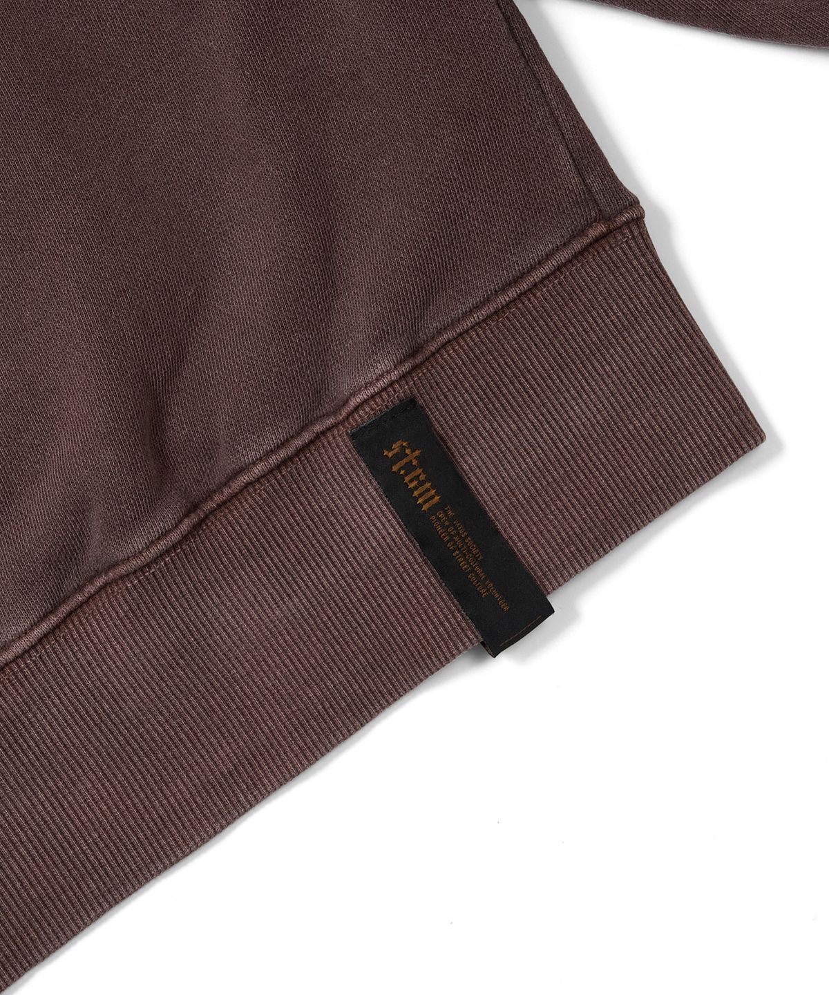 스티그마(STIGMA) PIGMENT ML HOODIE BROWN