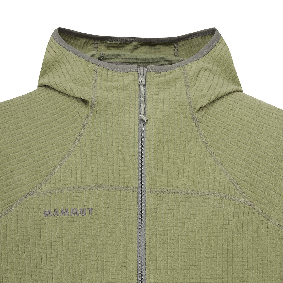마무트(MAMMUT) 그리드 미드레이어 후드 자켓 남성
