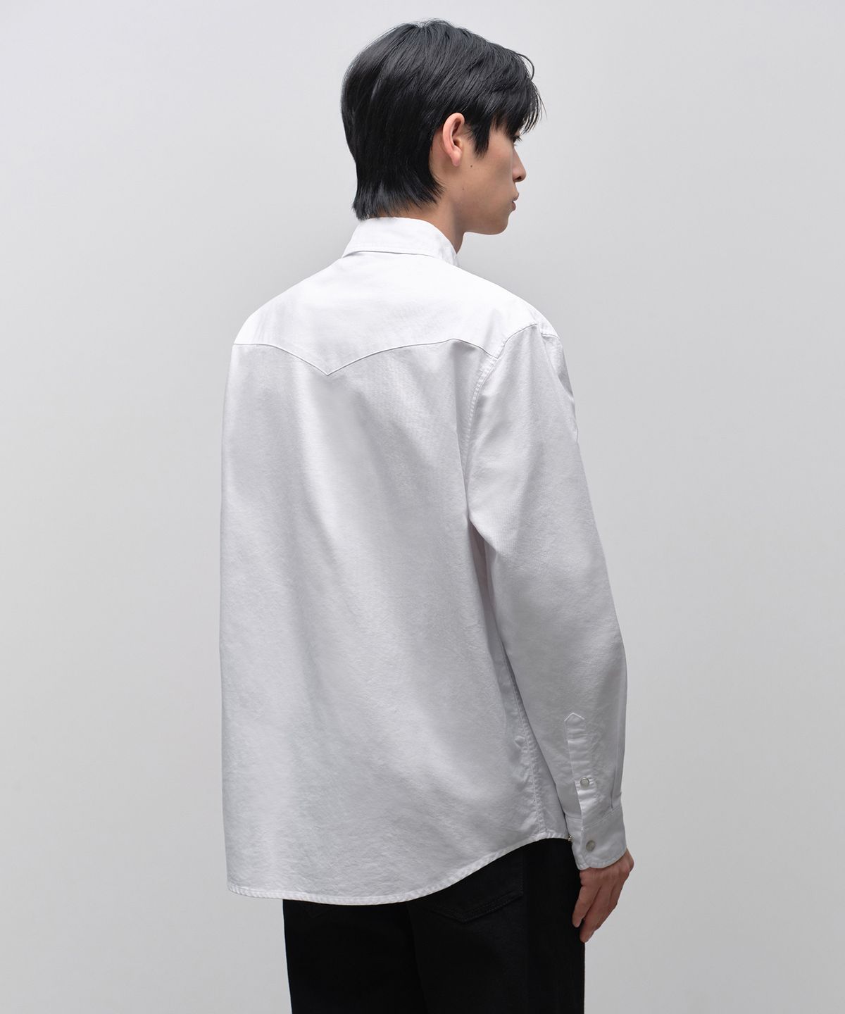 무신사 스탠다드(MUSINSA STANDARD) 옥스포드 웨스턴 셔츠 [화이트]