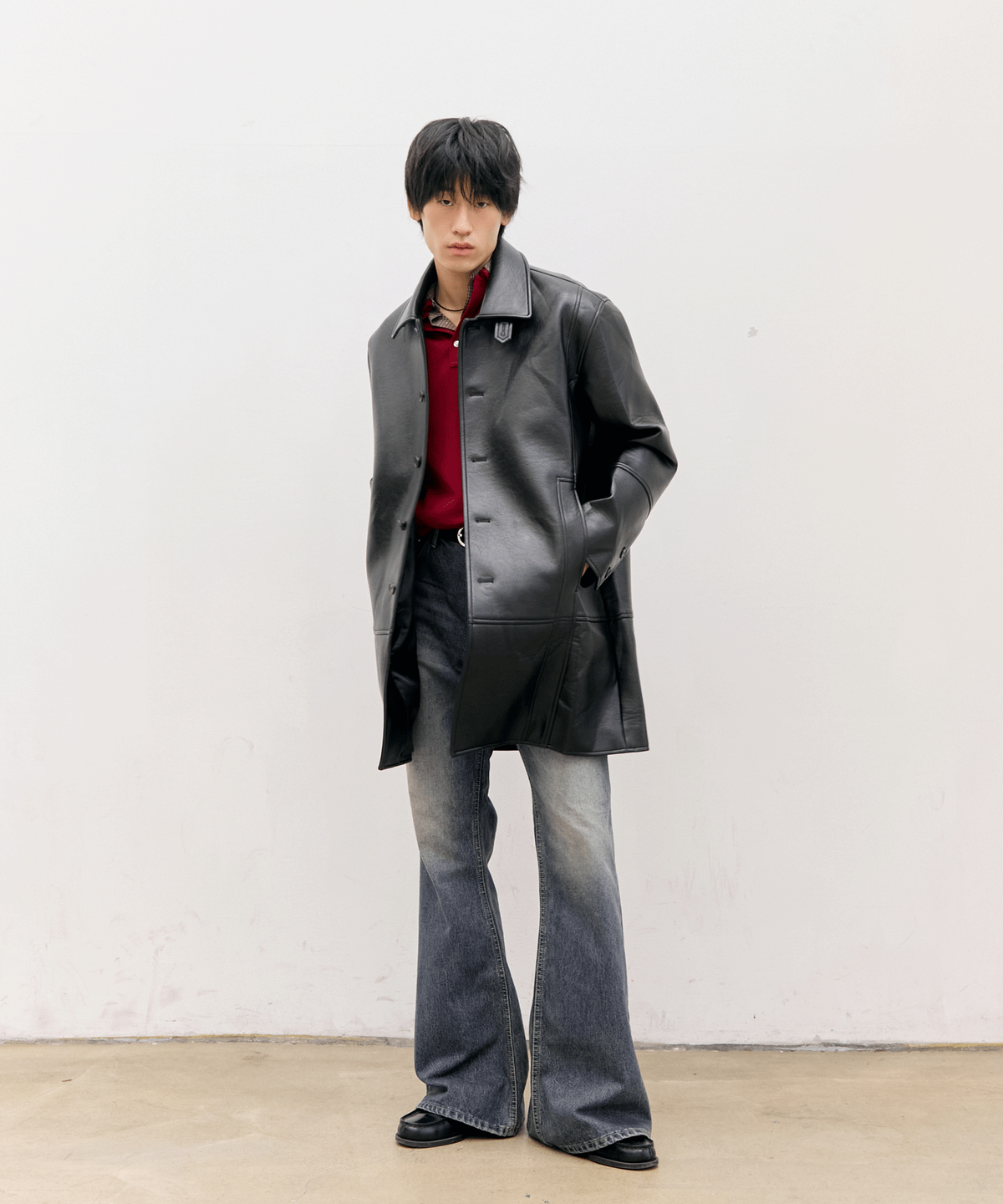 떼마(THEMA) CLASSIC LEATHER CAR COAT [MEN]