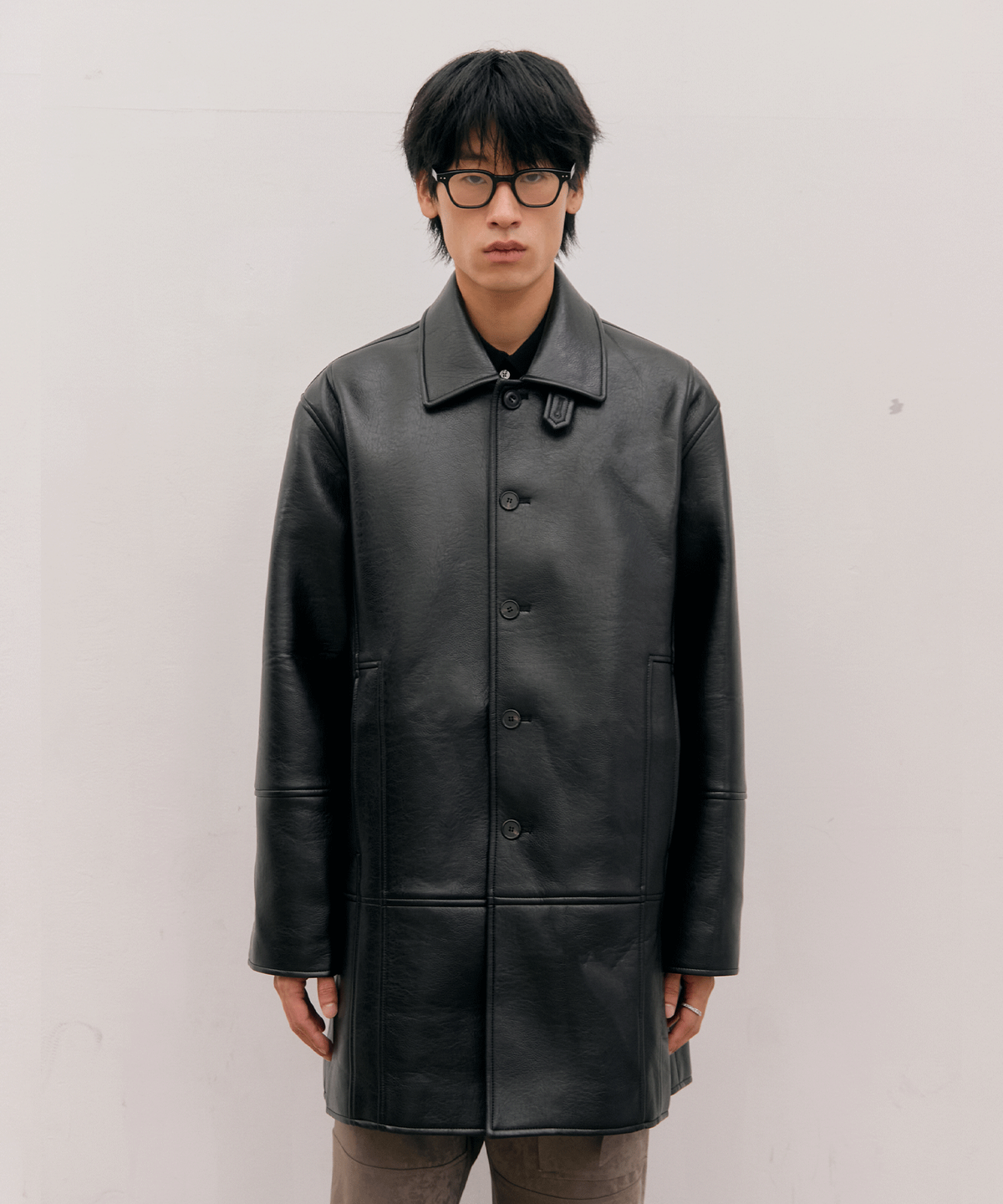 떼마(THEMA) CLASSIC LEATHER CAR COAT [MEN]