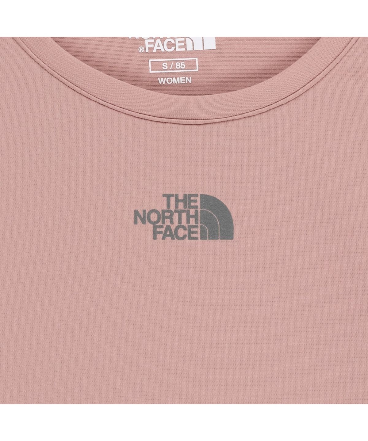 노스페이스(THE NORTH FACE) NT7TR81L 여성 스텝업 긴팔 라운드티 GRAYISH_PINK