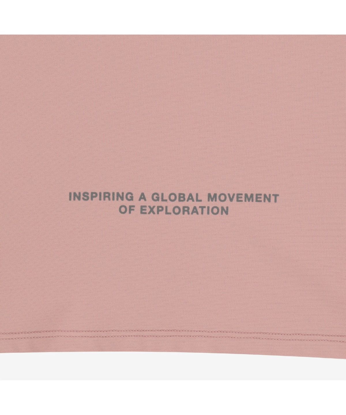 노스페이스(THE NORTH FACE) NT7TR81L 여성 스텝업 긴팔 라운드티 GRAYISH_PINK