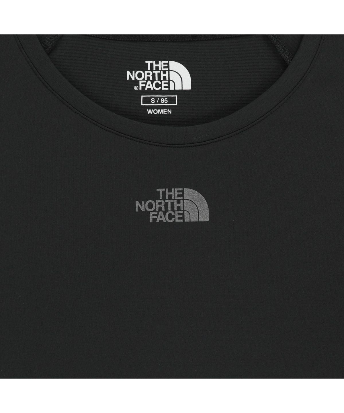 노스페이스(THE NORTH FACE) NT7TR81J 여성 스텝업 긴팔 라운드티 BLACK
