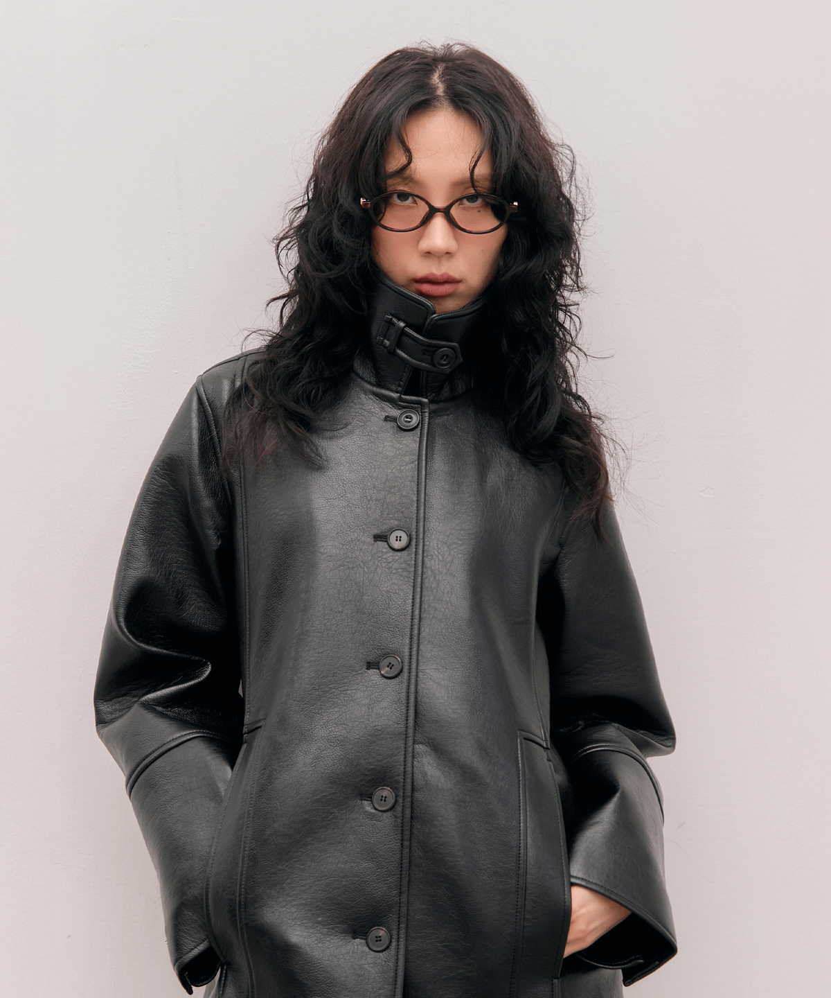 떼마(THEMA) CLASSIC LEATHER CAR COAT [WOMAN]