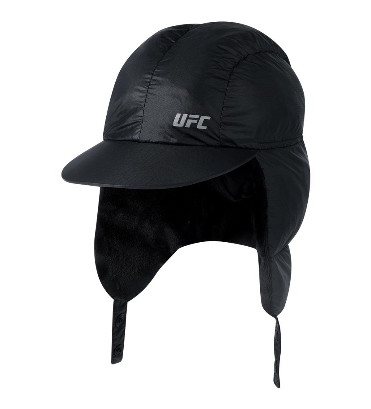 유에프씨 스포츠(UFC SPORT) UFC 쉴드 패딩 트루퍼 캡 블랙 U2HWV3306BK