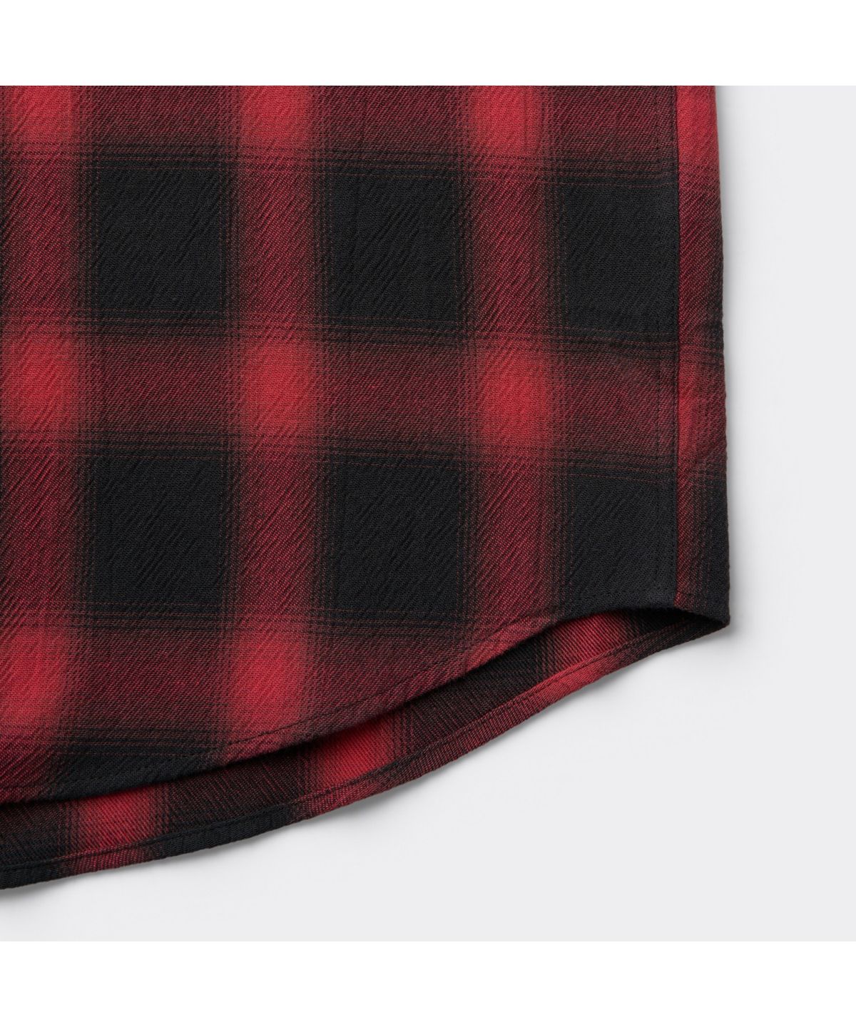 커스텀멜로우(CUSTOMELLOW) Red Oversized Fit Check Shirt CWSAW25125REX