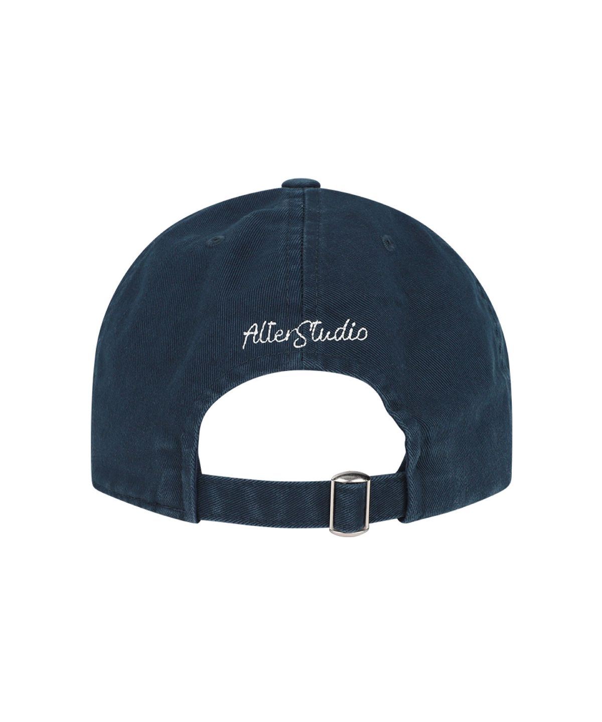 얼터 스튜디오(ALTER STUDIO) Washed Zigzag Logo Cap_Navy