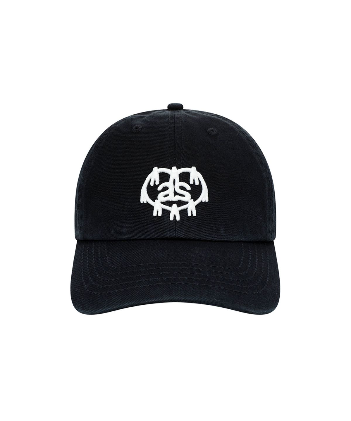 얼터 스튜디오(ALTER STUDIO) Washed Heart Symbol Ball Cap_Black