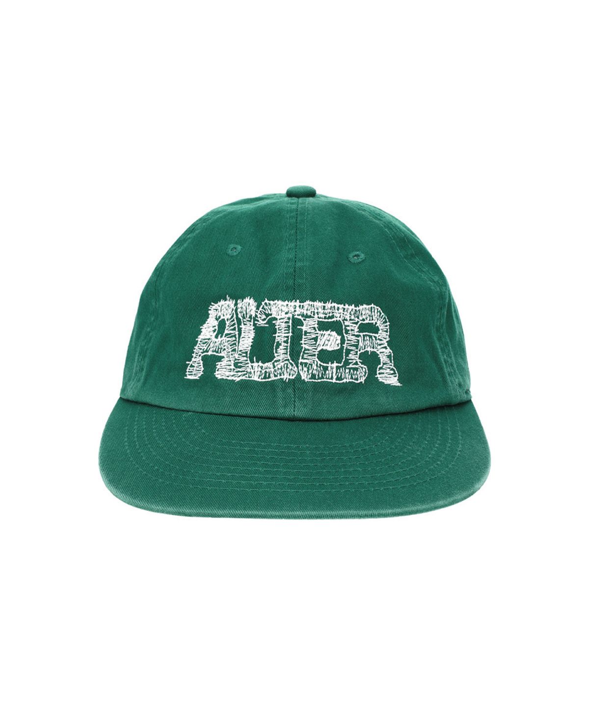 얼터 스튜디오(ALTER STUDIO) Washed Zigzag Logo Cap_Green