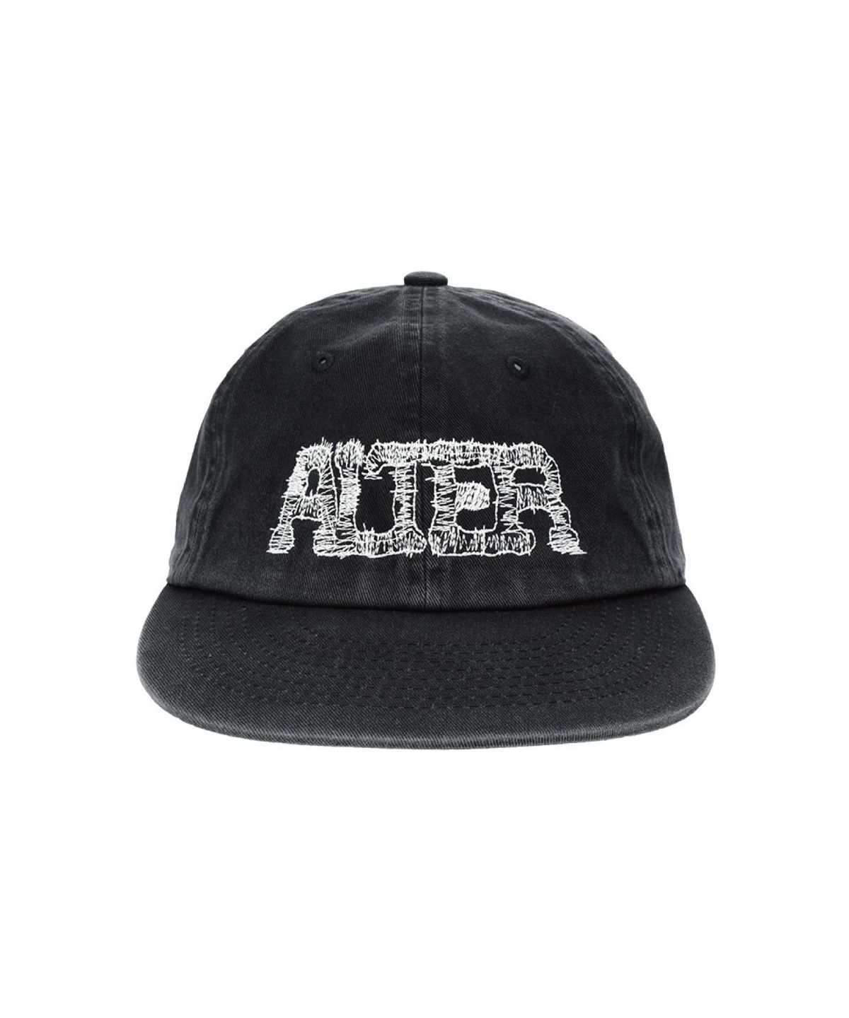 얼터 스튜디오(ALTER STUDIO) Washed Zigzag Logo Cap_Charcoal