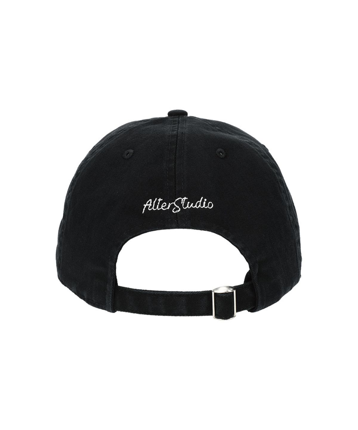 얼터 스튜디오(ALTER STUDIO) Washed Two-Tone Logo Cap_Black