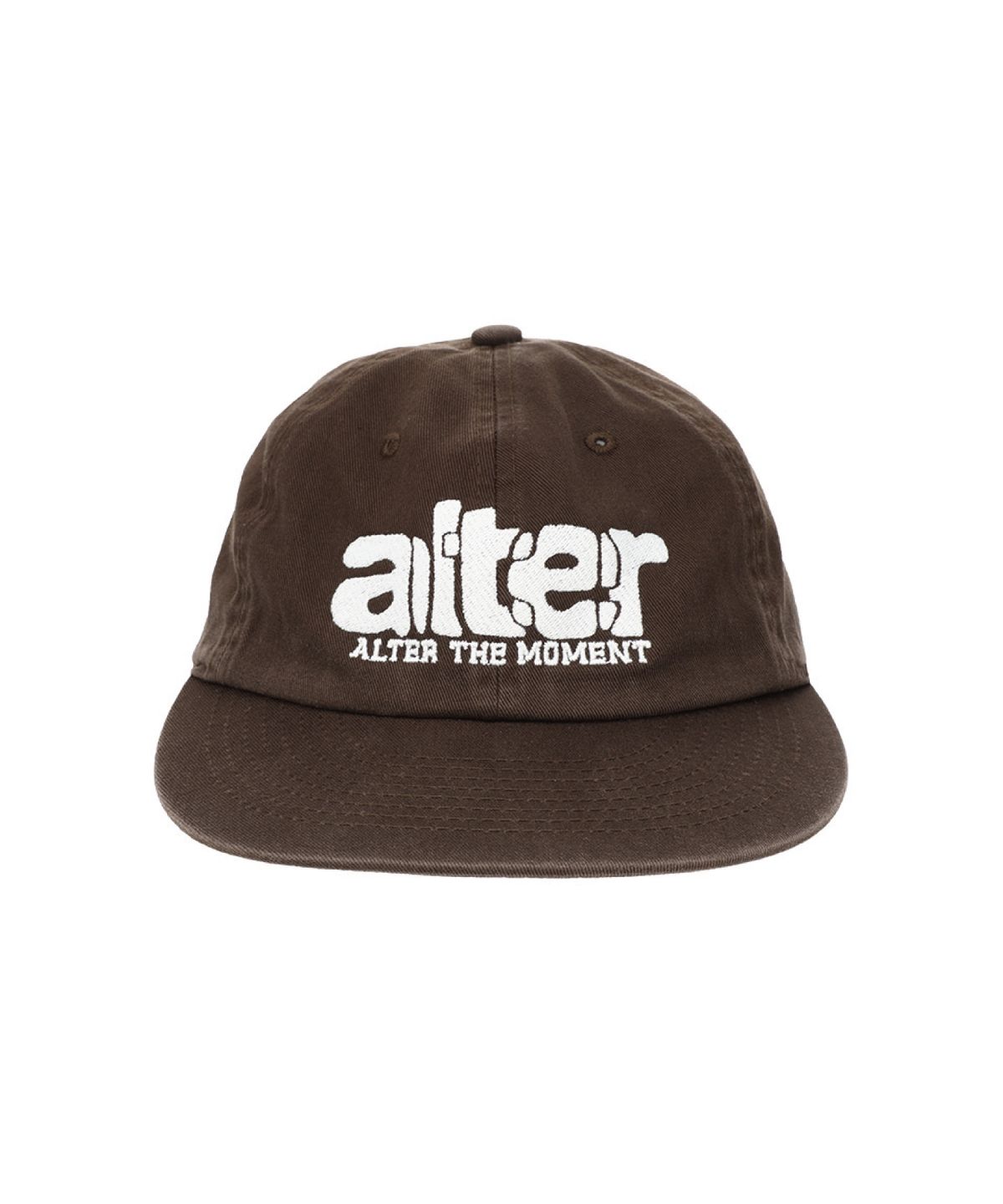 얼터 스튜디오(ALTER STUDIO) Washed Volume Logo Cap_Brown