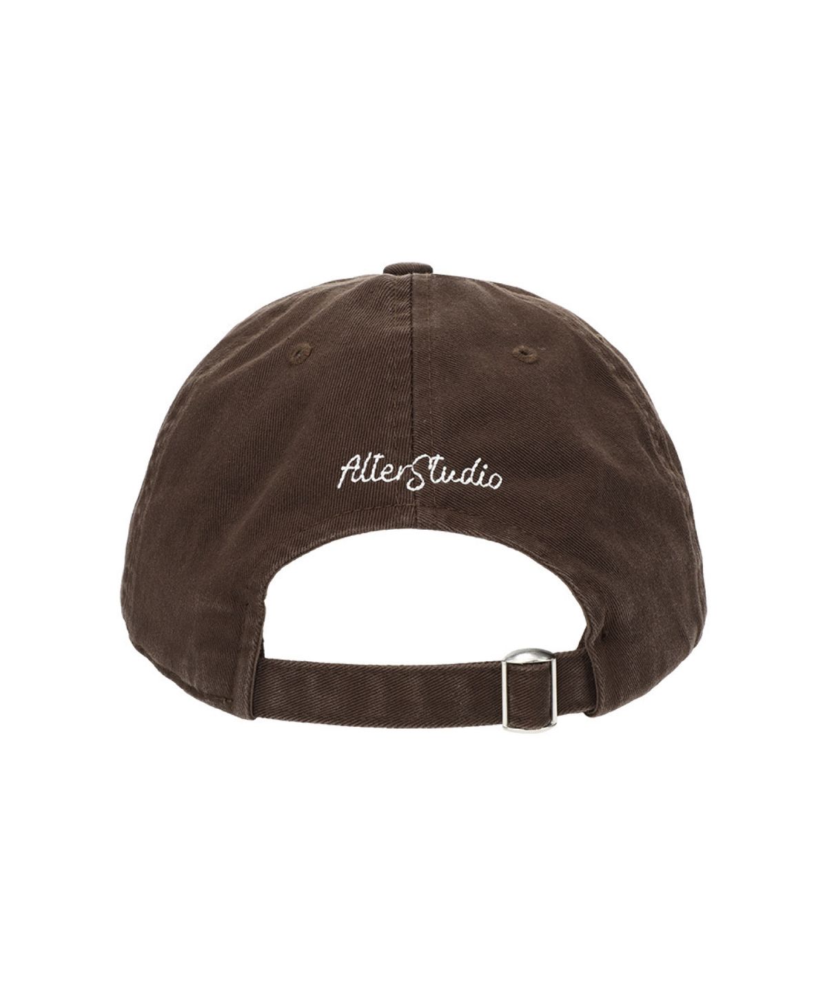 얼터 스튜디오(ALTER STUDIO) Washed Volume Logo Cap_Brown