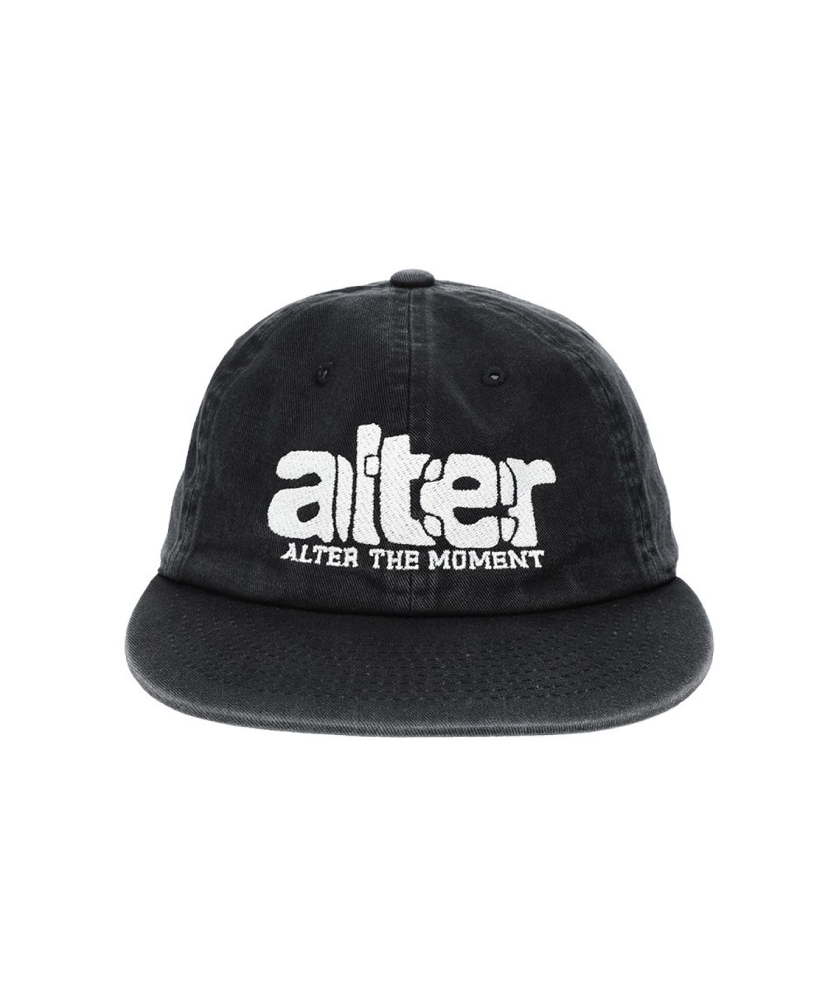 얼터 스튜디오(ALTER STUDIO) Washed Volume Logo Cap_Charcoal