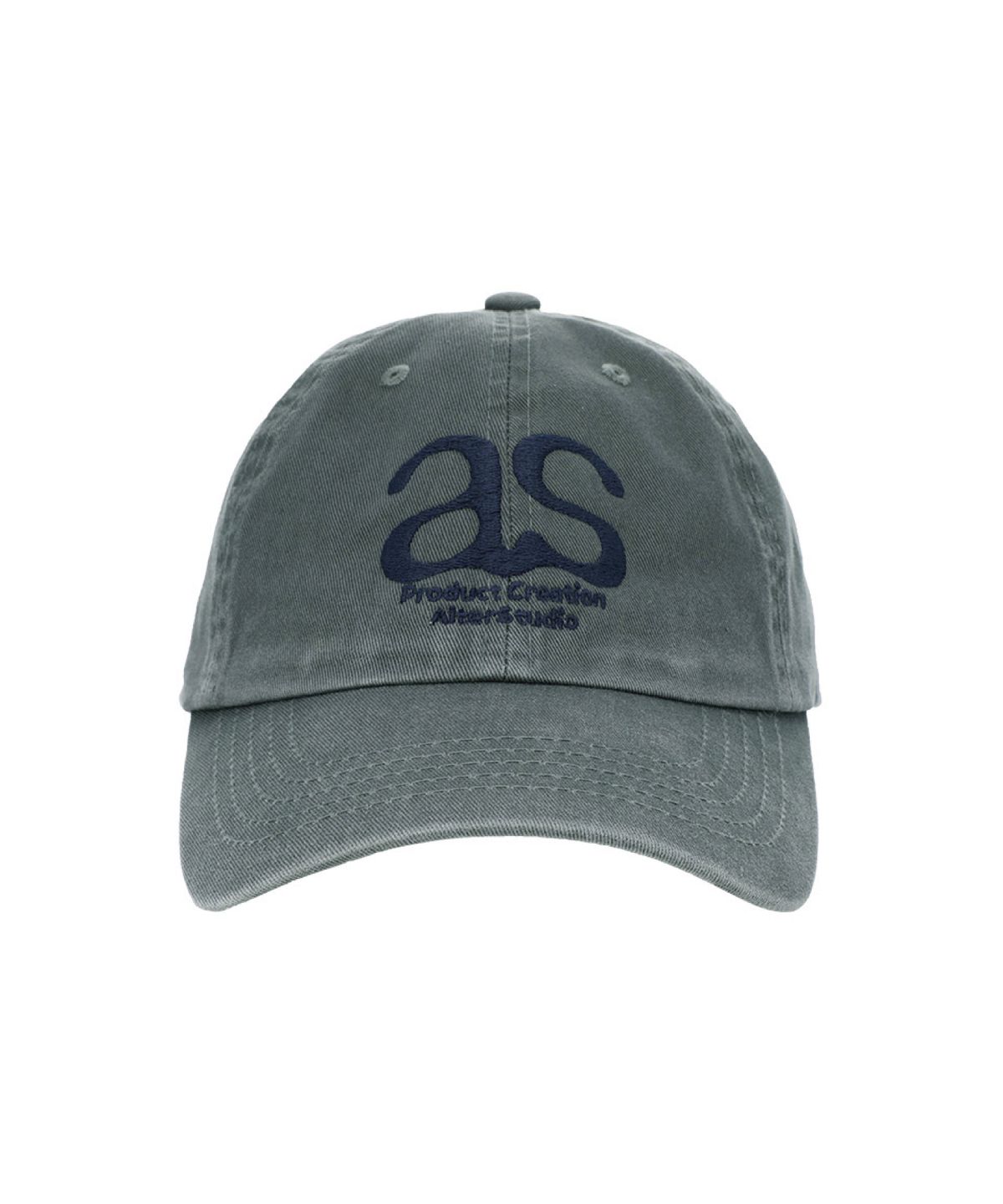 얼터 스튜디오(ALTER STUDIO) Washed Logo Ball Cap_Grey