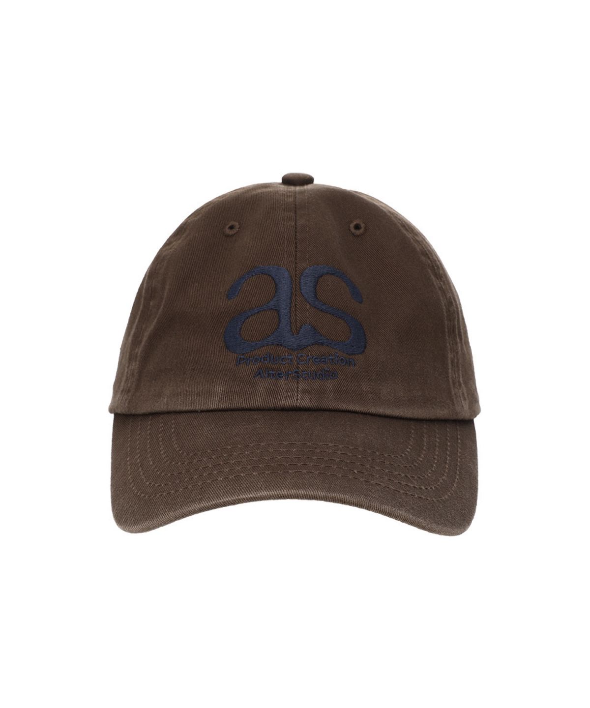 얼터 스튜디오(ALTER STUDIO) Washed Logo Ball Cap_Brown
