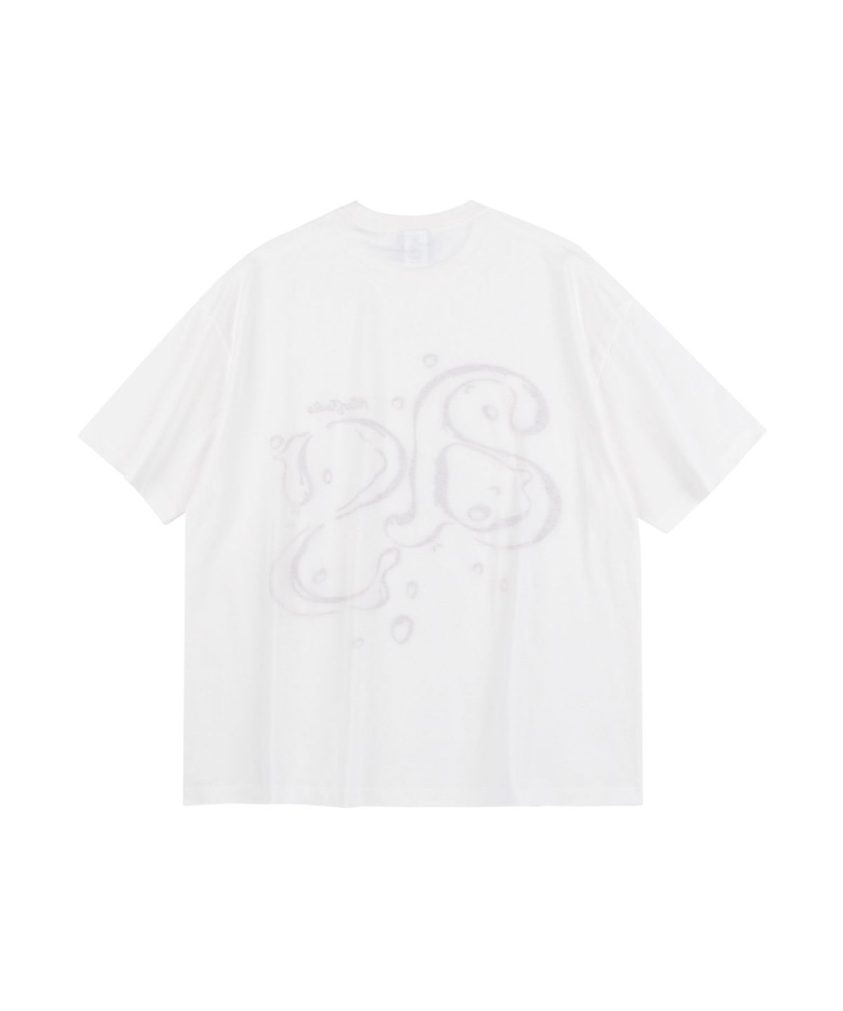 얼터 스튜디오(ALTER STUDIO) Initial Reverse Print T-shirt_White