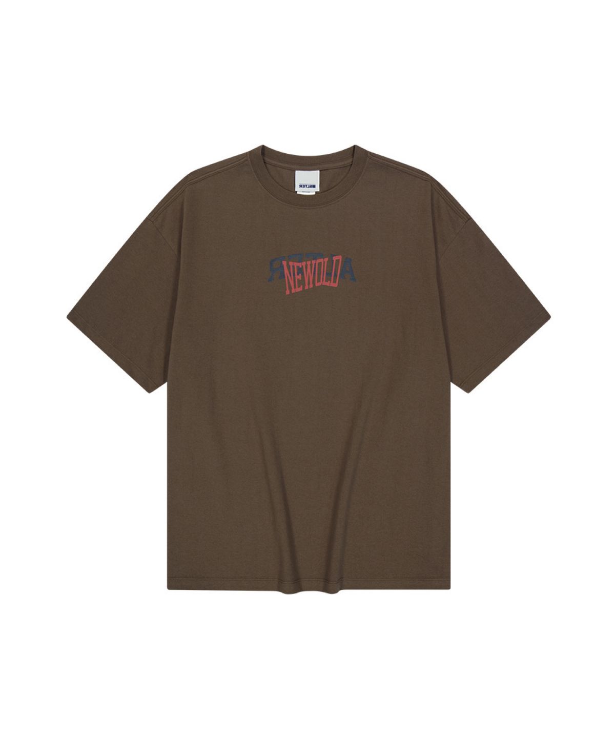 얼터 스튜디오(ALTER STUDIO) Vintage Newold Print T-Shirt_Brown
