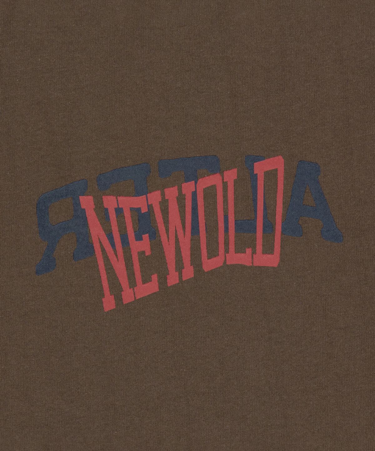 얼터 스튜디오(ALTER STUDIO) Vintage Newold Print T-Shirt_Brown