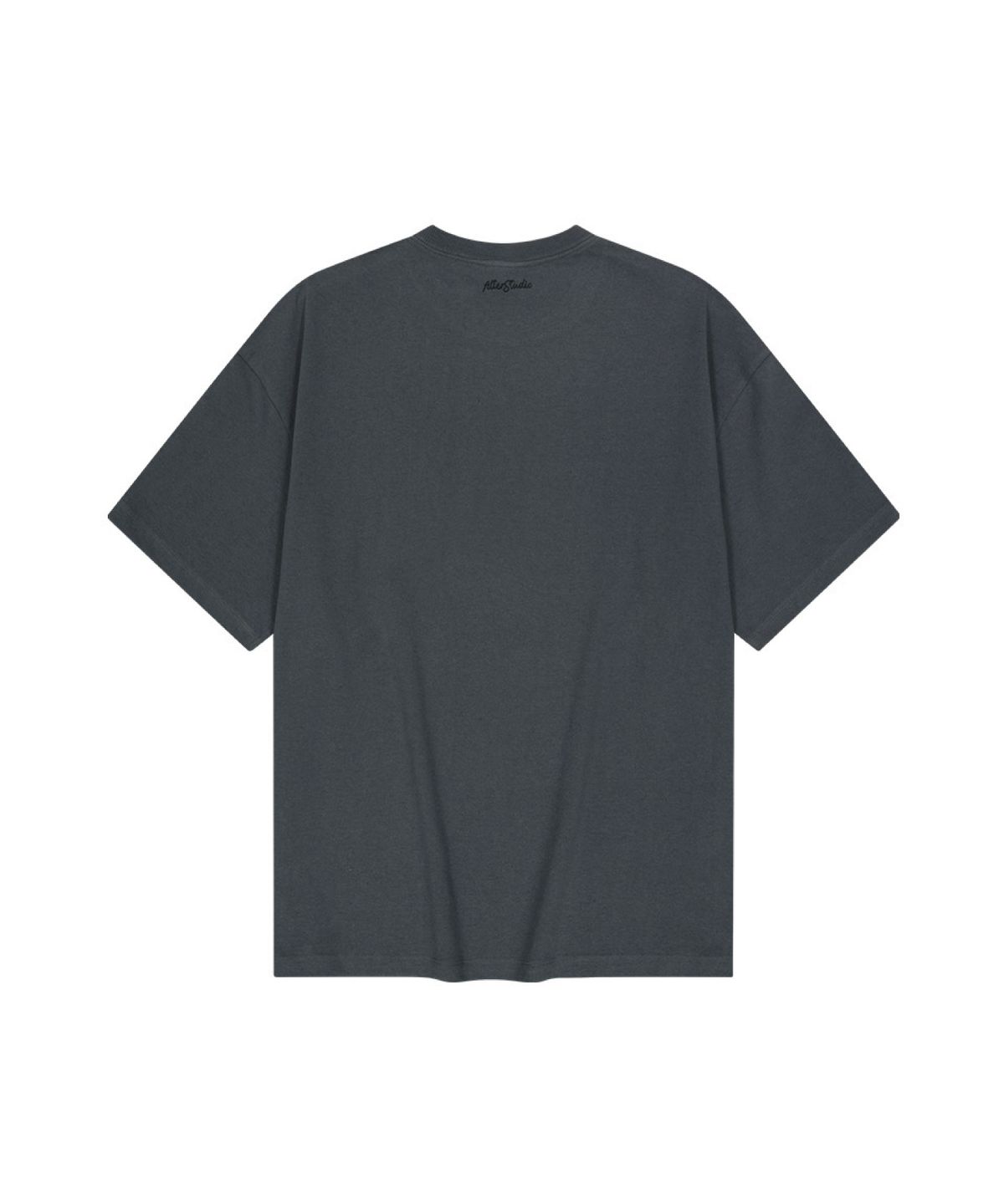 얼터 스튜디오(ALTER STUDIO) Chain Stitch Embroidery T-Shirt_Charcoal