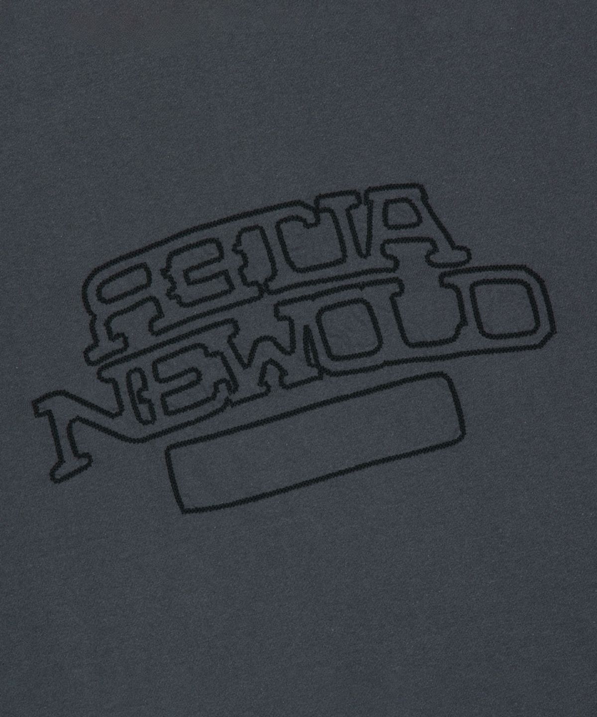 얼터 스튜디오(ALTER STUDIO) Chain Stitch Embroidery T-Shirt_Charcoal