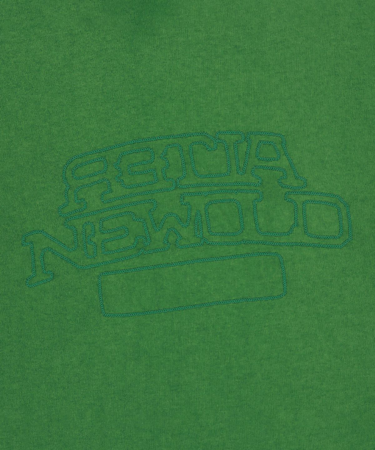 얼터 스튜디오(ALTER STUDIO) Chain Stitch Embroidery T-Shirt_Green
