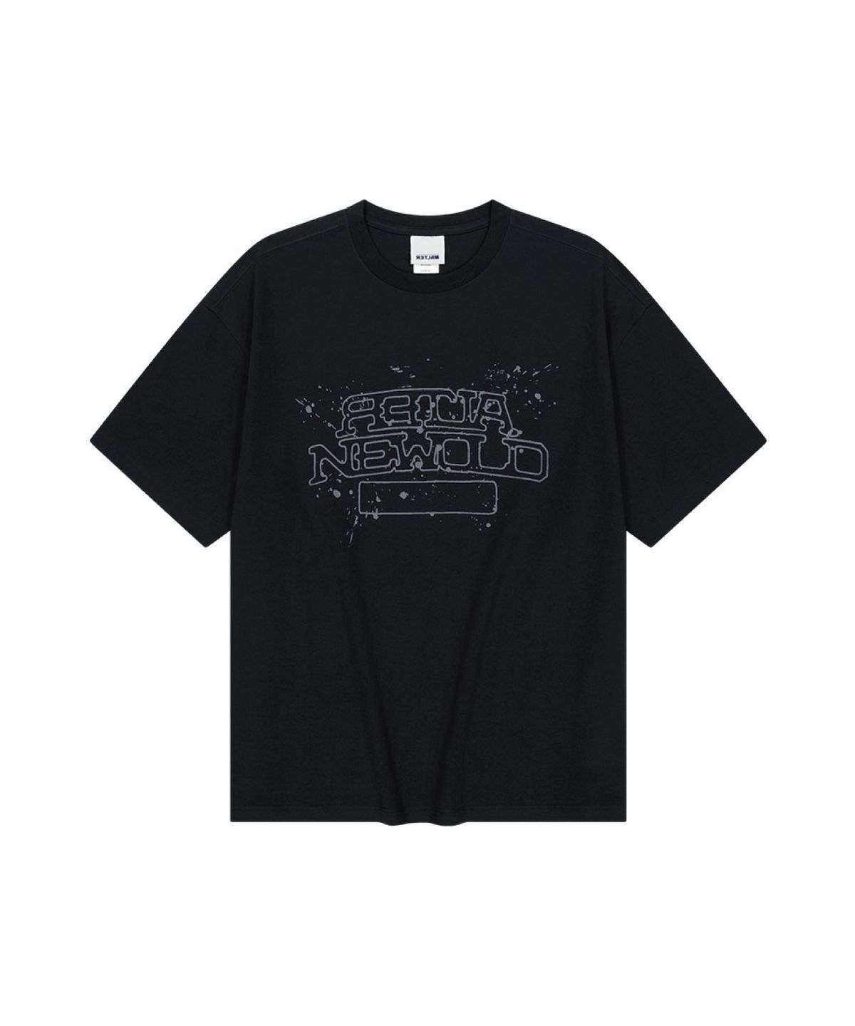 얼터 스튜디오(ALTER STUDIO) Splatter Print T-Shirt_Black