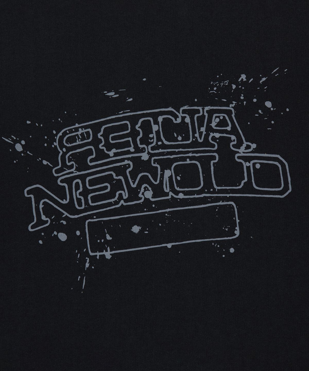 얼터 스튜디오(ALTER STUDIO) Splatter Print T-Shirt_Black