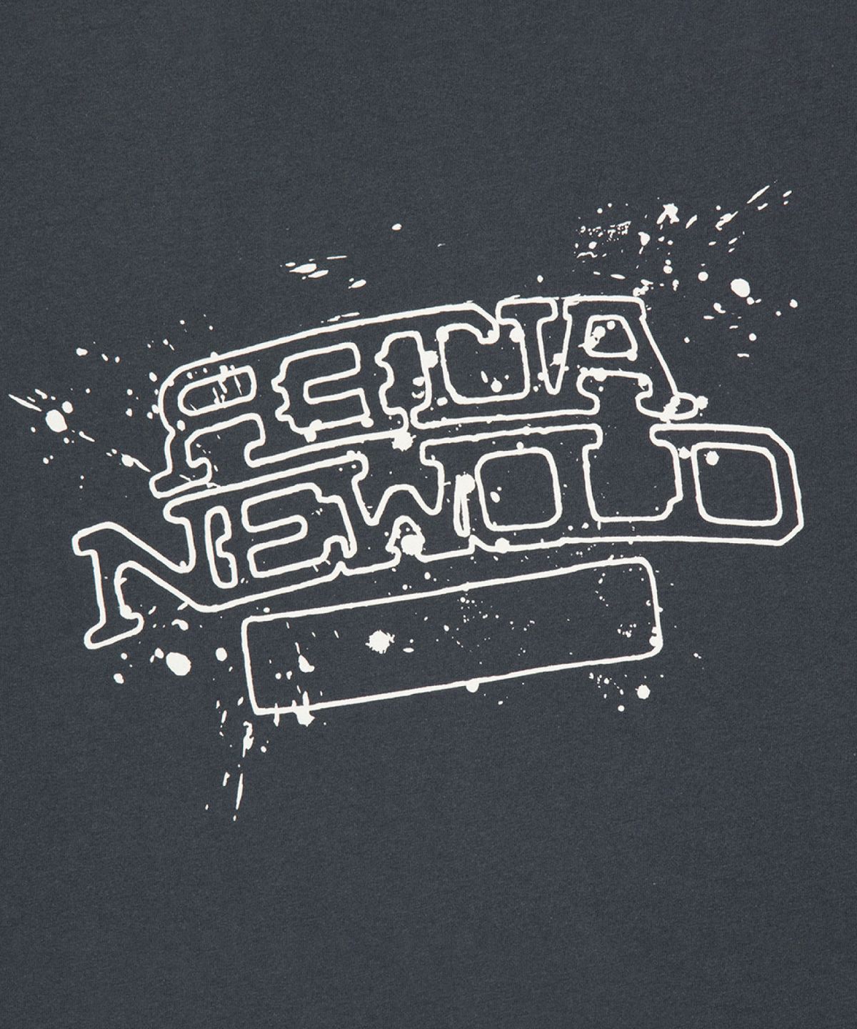 얼터 스튜디오(ALTER STUDIO) Splatter Print T-Shirt_Charcoal