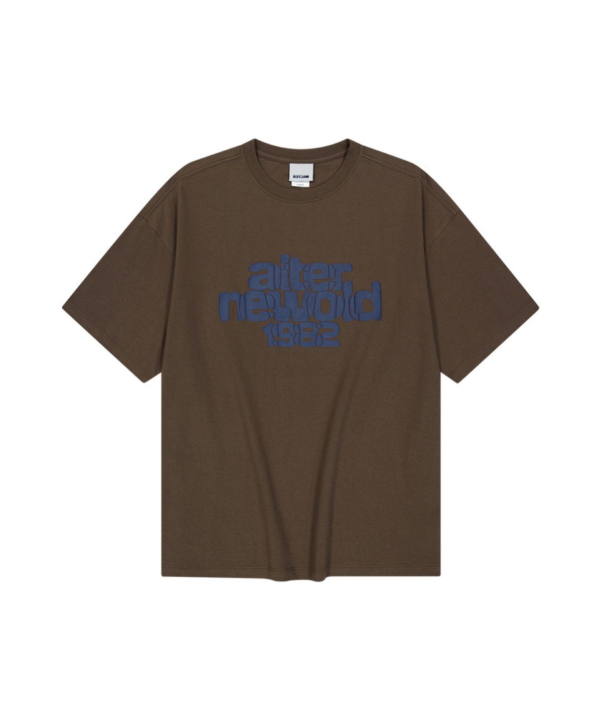 얼터 스튜디오(ALTER STUDIO) Volume Print T-Shirt_Brown