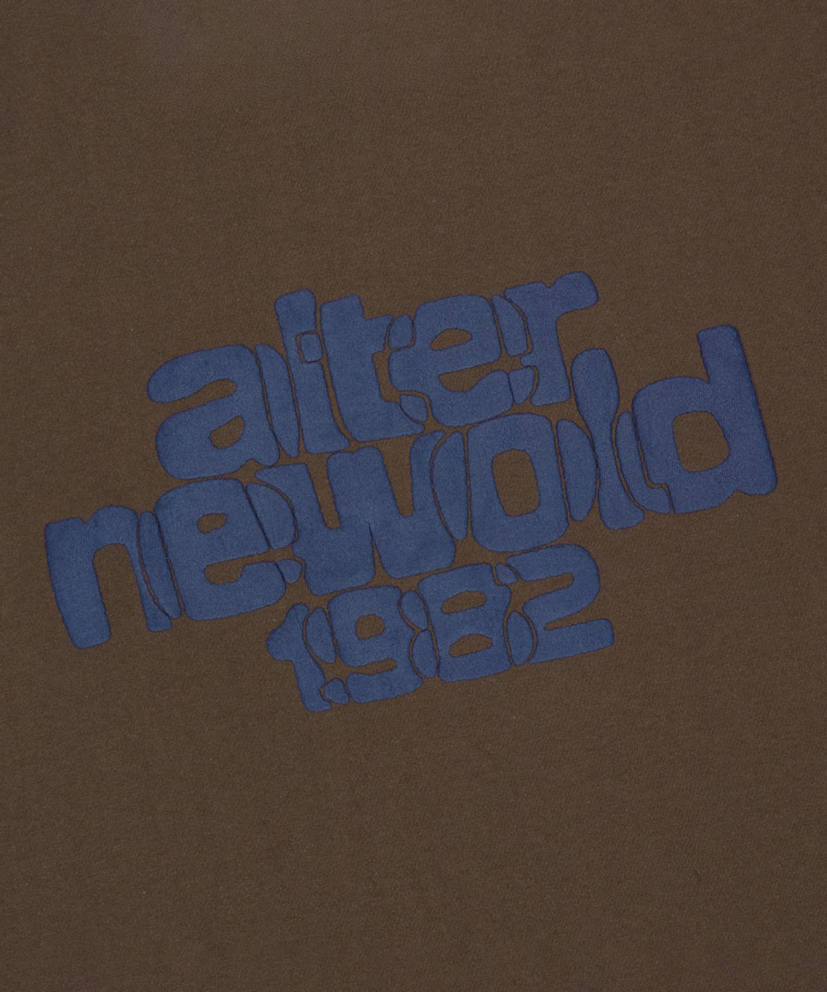 얼터 스튜디오(ALTER STUDIO) Volume Print T-Shirt_Brown