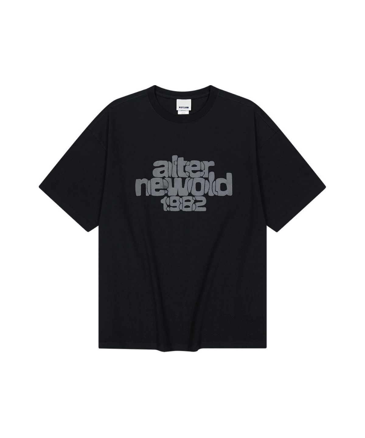 얼터 스튜디오(ALTER STUDIO) Volume Print T-Shirt_Black