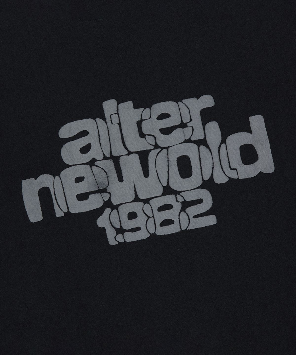 얼터 스튜디오(ALTER STUDIO) Volume Print T-Shirt_Black