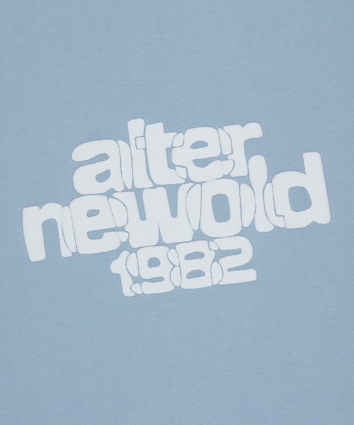 얼터 스튜디오(ALTER STUDIO) Volume Print T-Shirt_L/Blue