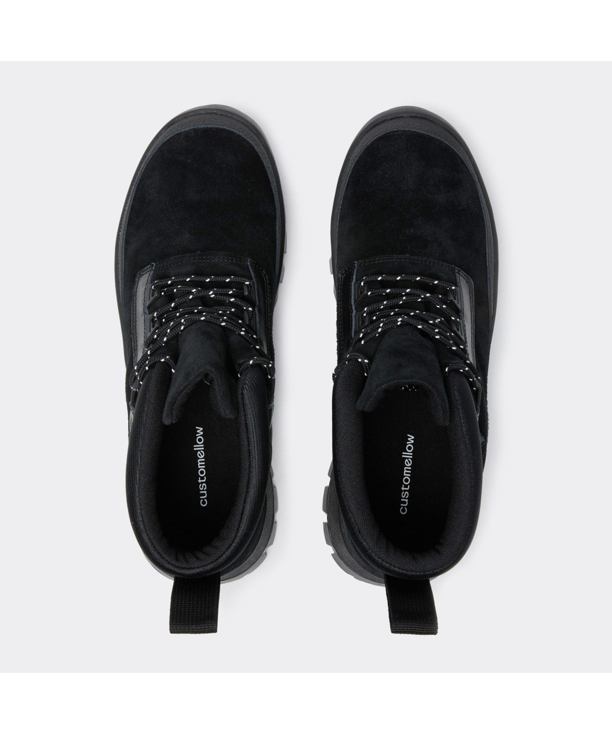 커스텀멜로우(CUSTOMELLOW) Black Vibram Hybrid Boots CU4AX25513BKX