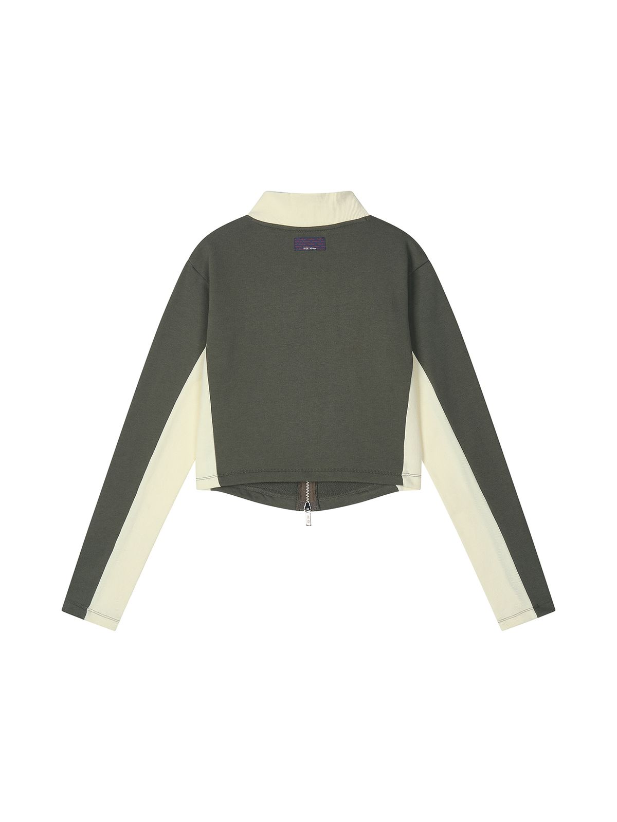 런던(RUNDONE) WOMEN JERSEY ZIP UP [KHAKI]