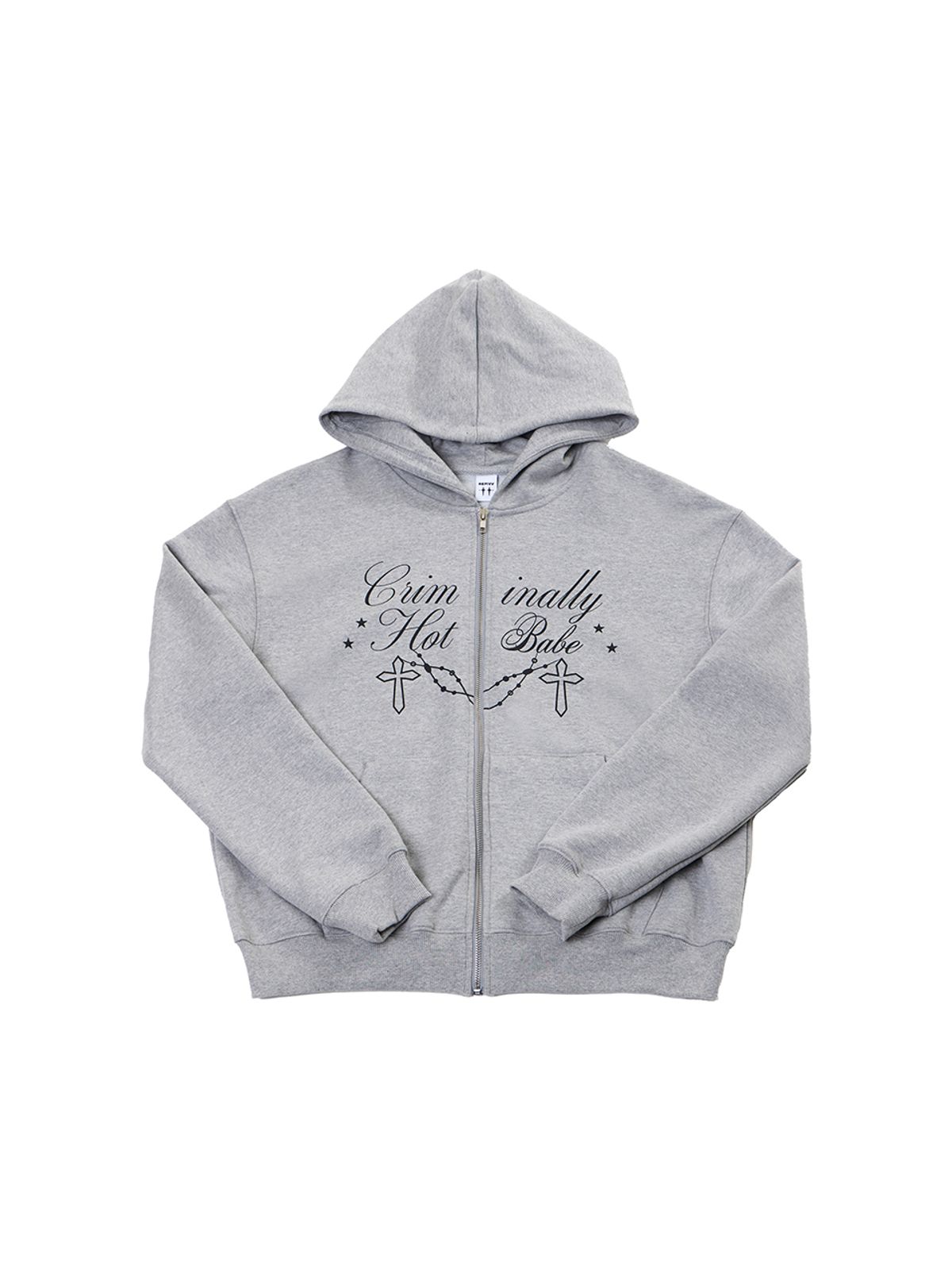 레피브(REPIVV) Criminally Hot Hoodie (Gray)