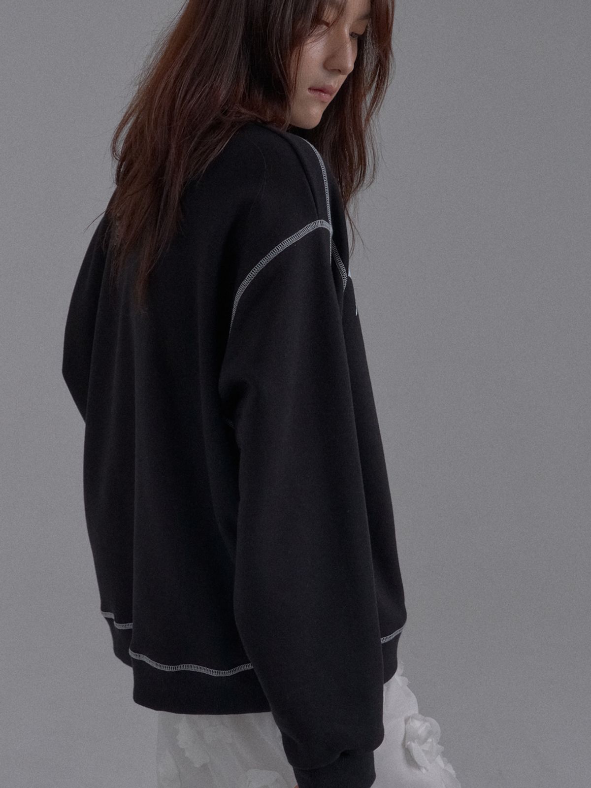 쏘리, 투 머치 러브(SORRY, TOO MUCH LOVE) Never Lost Star Sweatshirt_Black