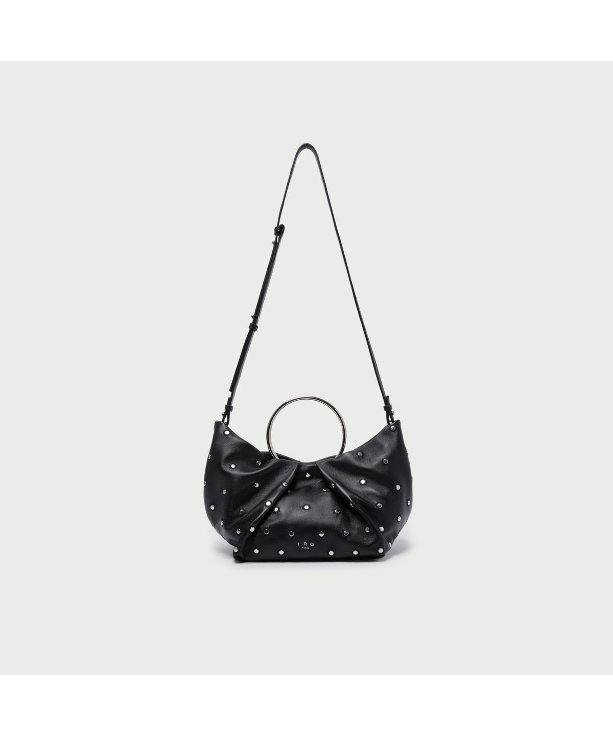 이로 우먼(IROWOMEN) SUNBAG STUDS 스터드 핸드백 IABAW25103BKX