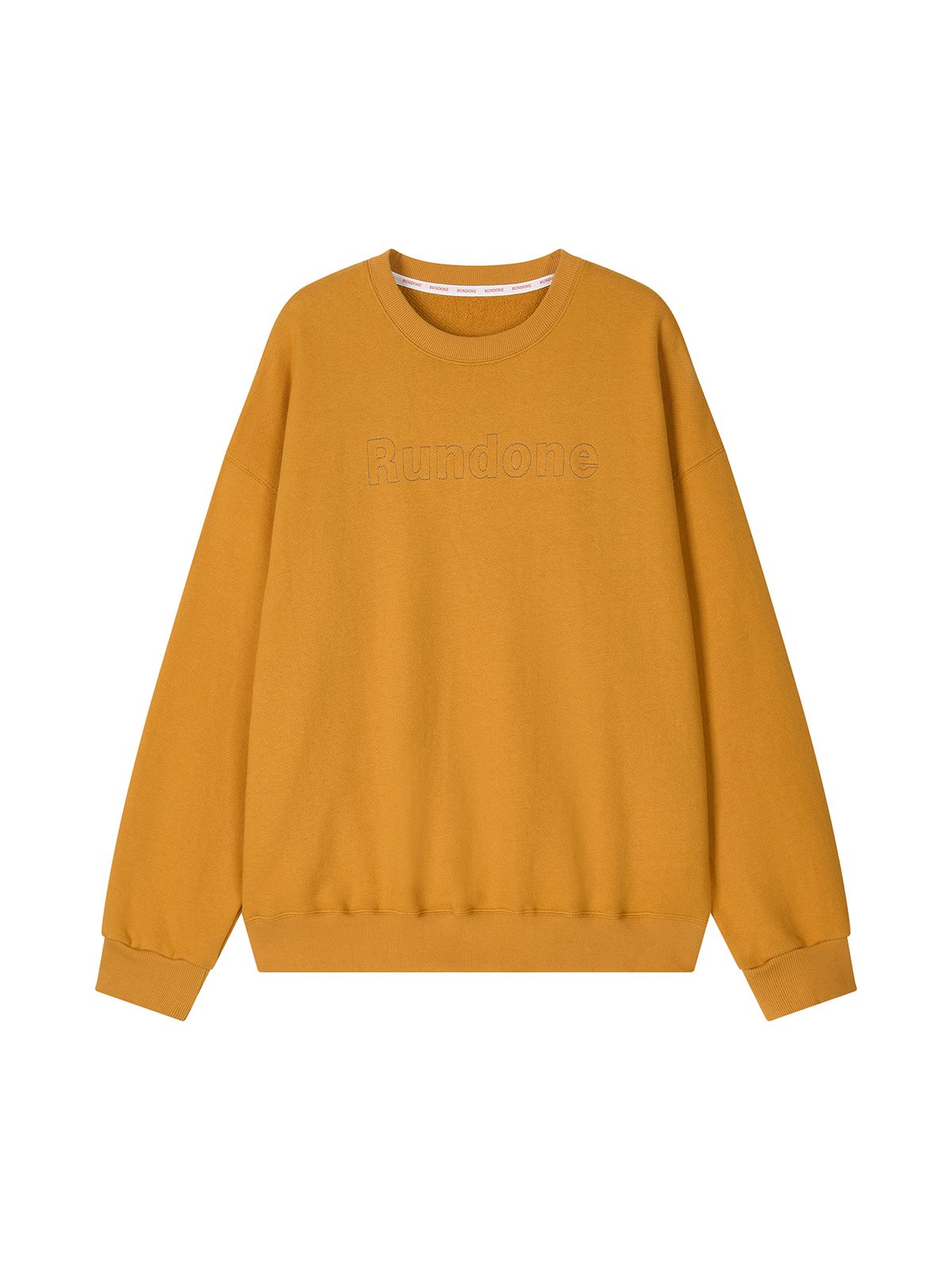 런던(RUNDONE) SLOGAN SWEATSHIRT [YELLOW]