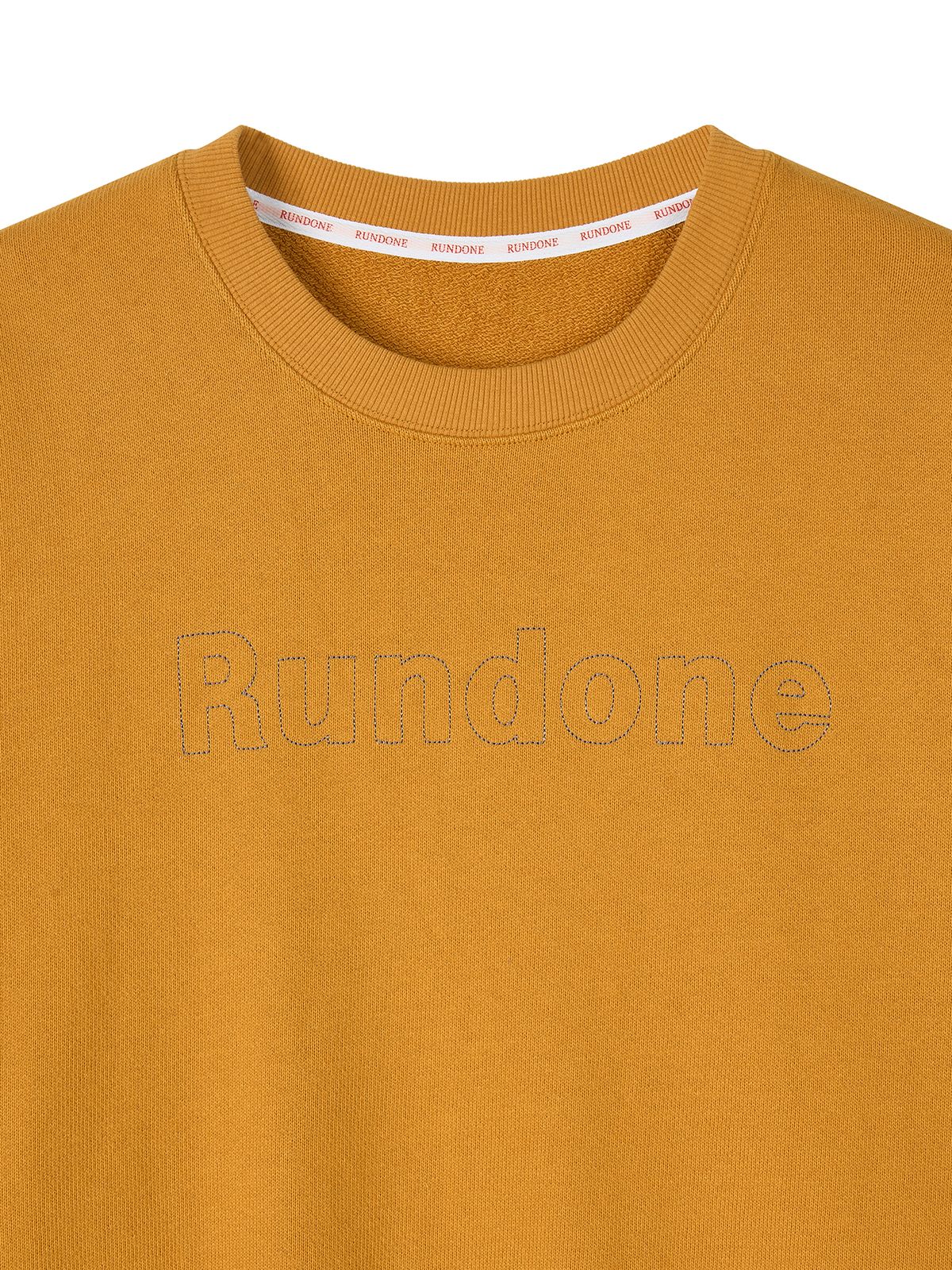 런던(RUNDONE) SLOGAN SWEATSHIRT [YELLOW]