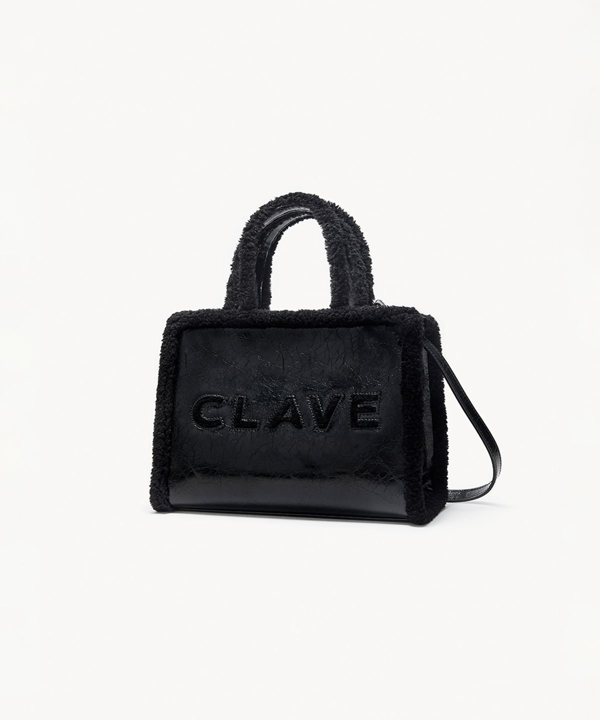 끌라베(CLAVE) 보니 스몰 블랙  토트백 (BONNIE Black Tote Bag)